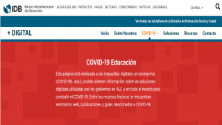 Respuestas digitales al coronavirus en educación